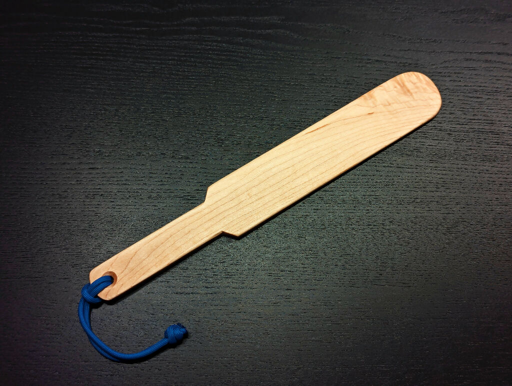 Mini Rounded Maple Spanking Paddle