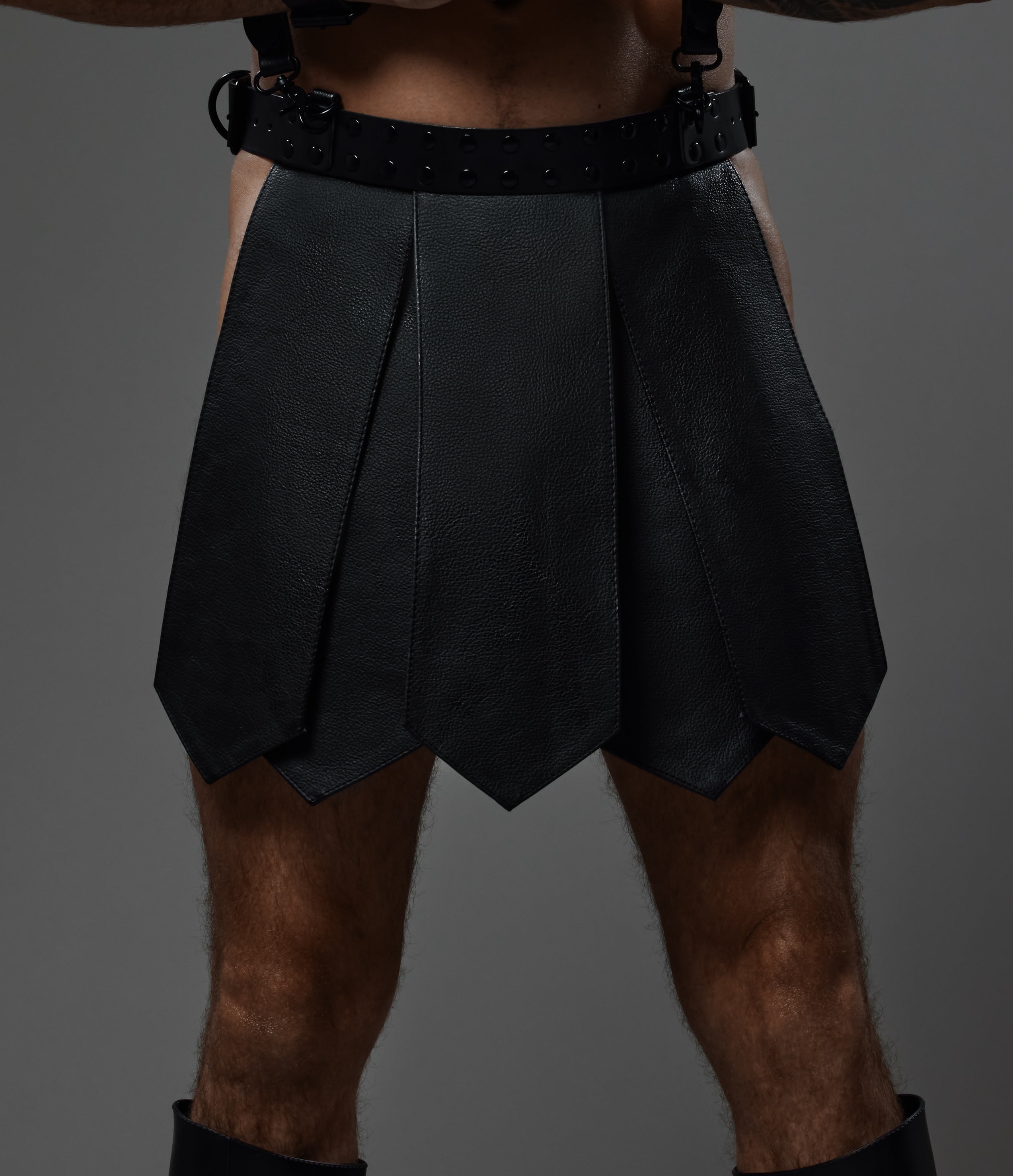 Leather Kilt “Russell"