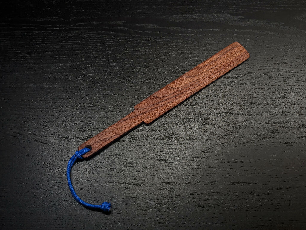 Mini Angled Walnut Spanking Paddle