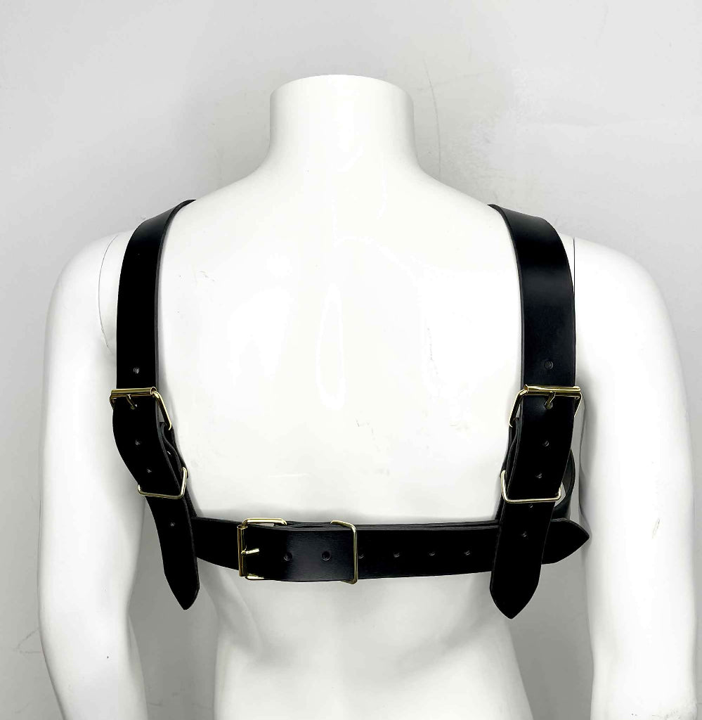 Crossroad-Heavy-Leather-Clip-Harness-4