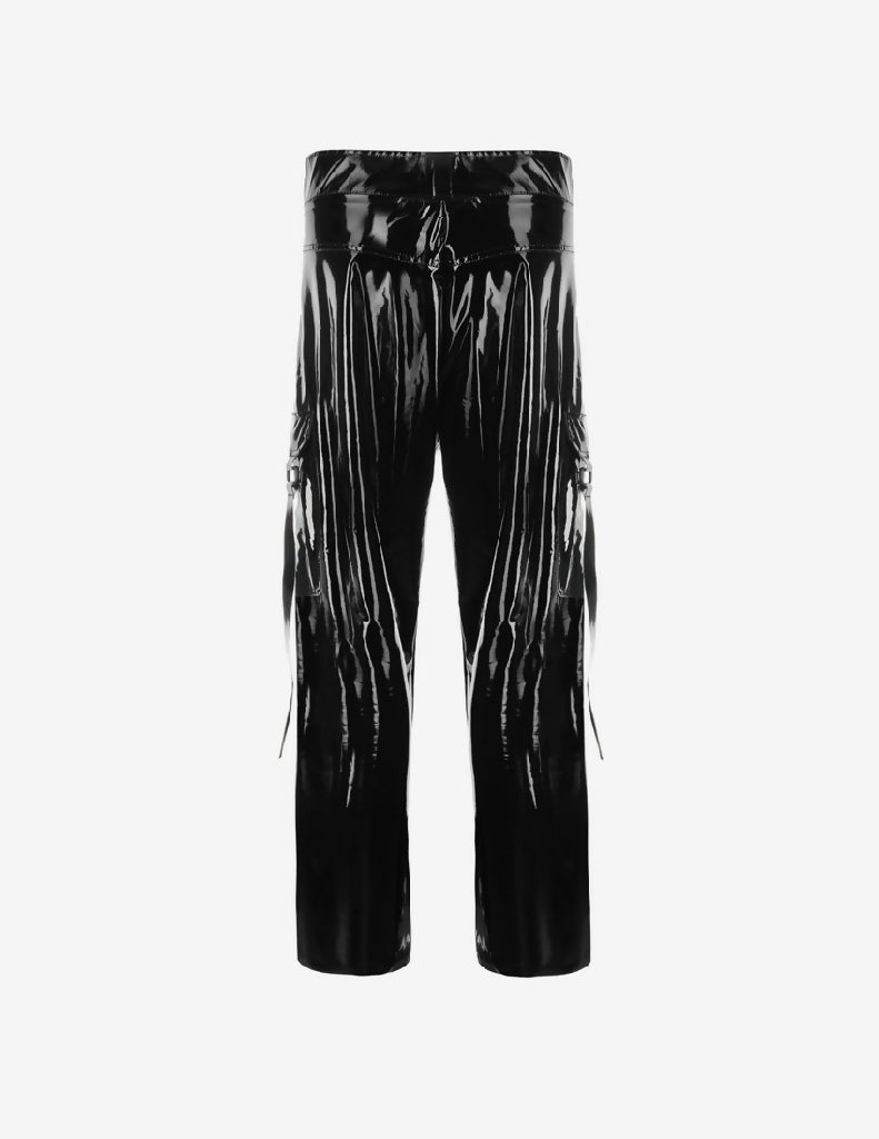 spodnie_baggy_szerokie_z_kieszeniami_lateksowe_z_lacku_bojowki_lateks_paski_treck_tyl