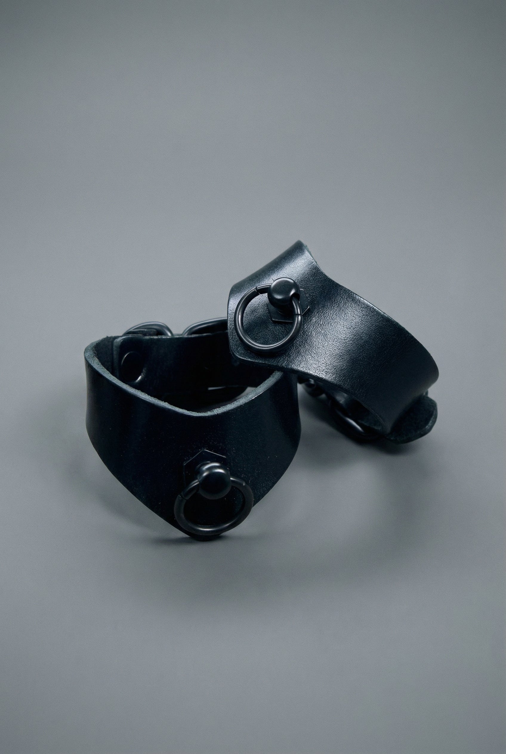 Leather Wrist Cuffs "Vendetta" - 3 pc Set
