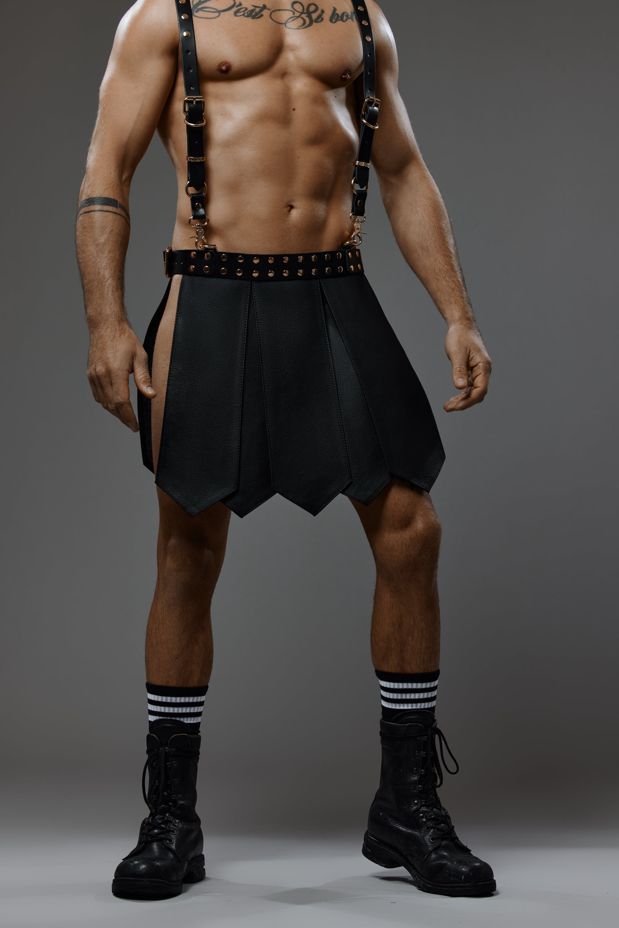 Leather Kilt “Russell"