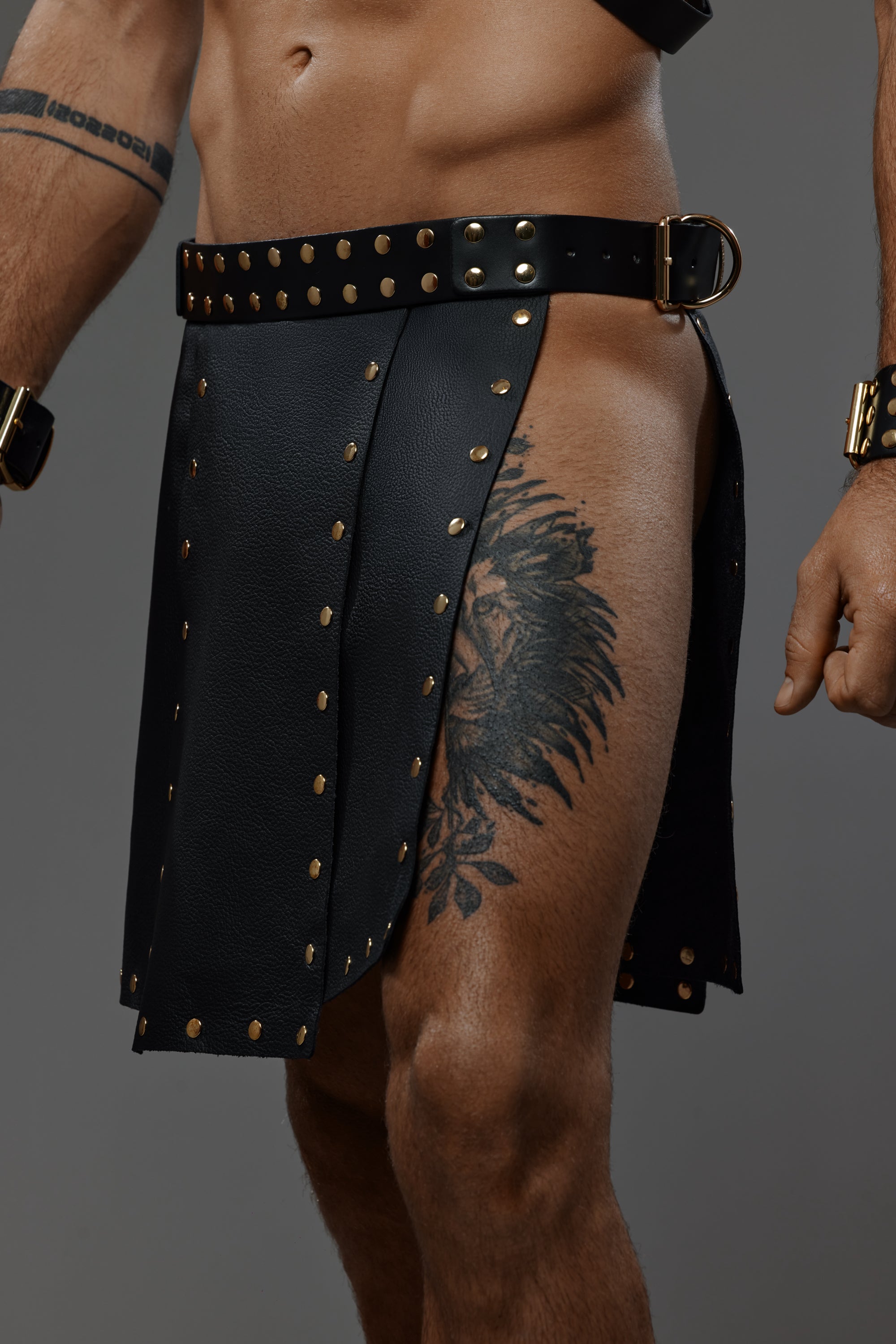 Leather Kilt "Troy"
