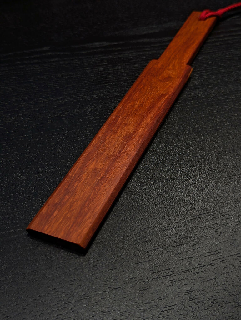 Mini Streaked Granadillo Spanking Paddle