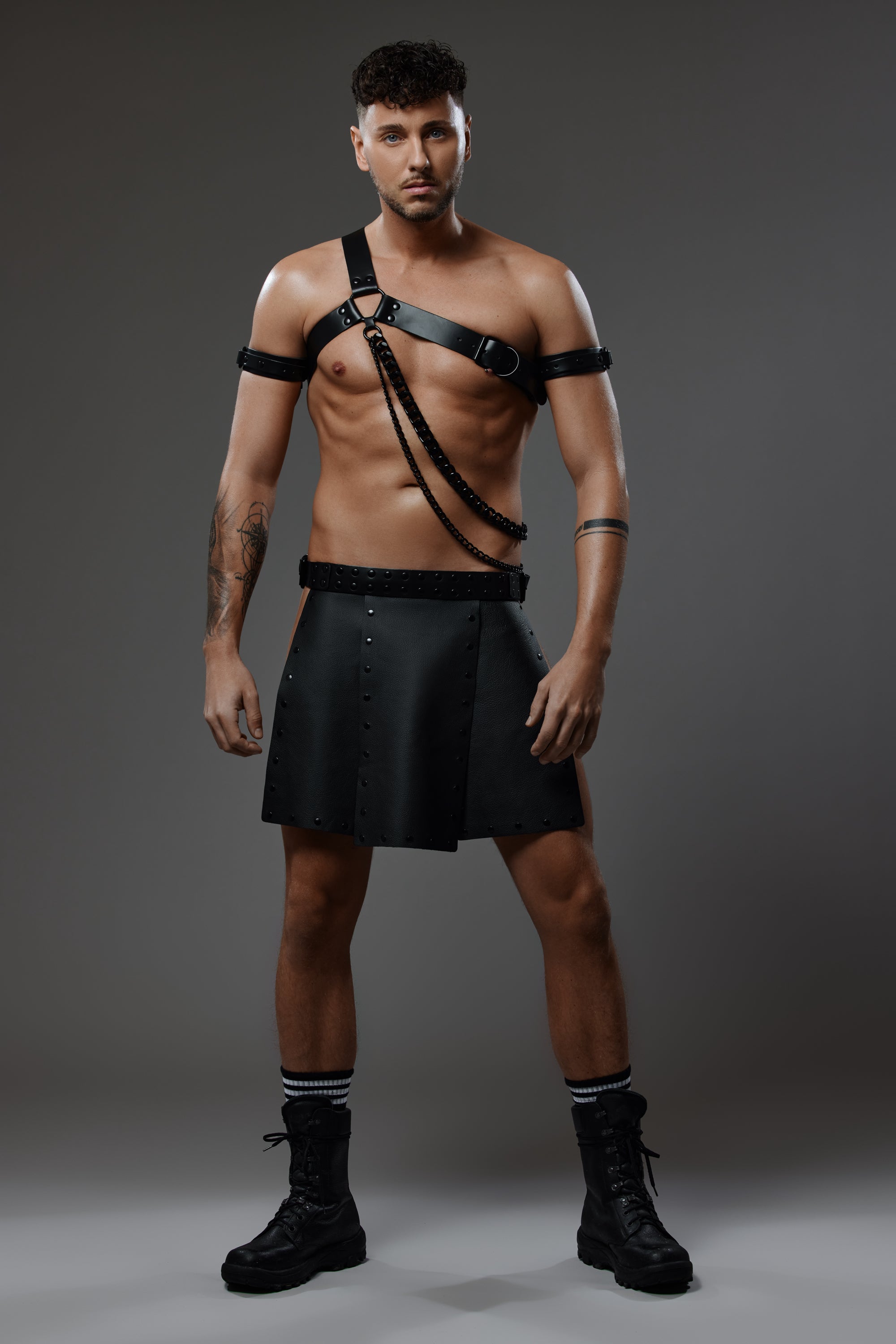 Leather Harness for Men “DICE”