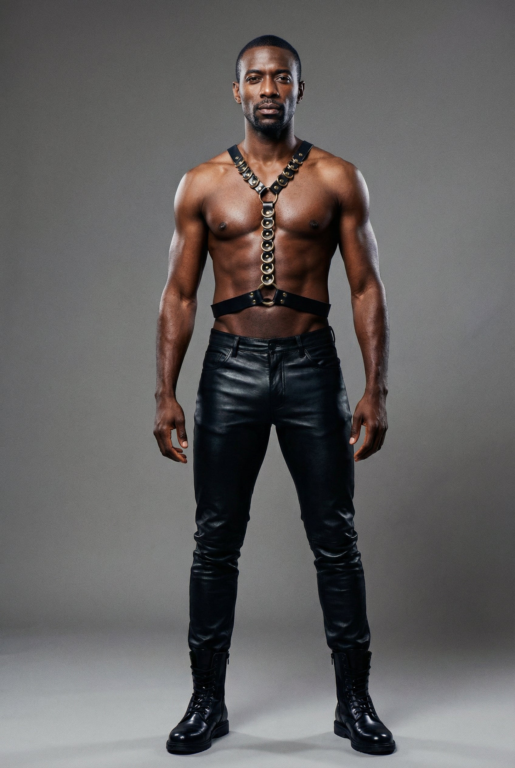 Leather Harness for Men “ROCCO”