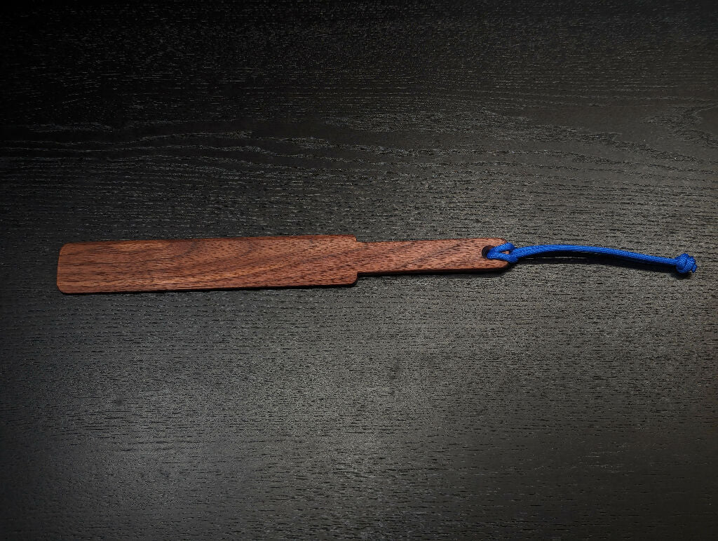 Mini Angled Walnut Spanking Paddle