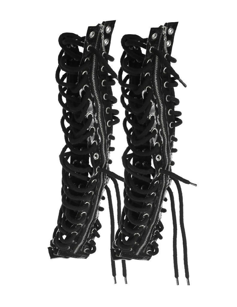 Sleeves tied up BLACK