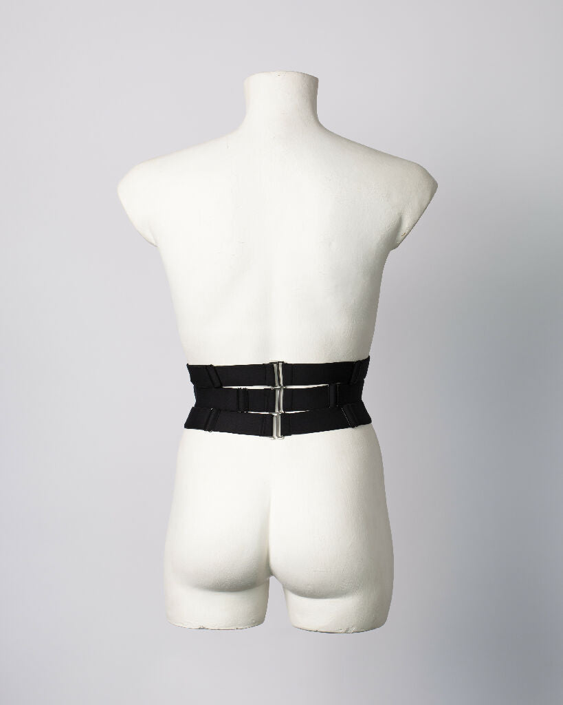 black-waist-belt-orings-handmade-iona-smith-scott