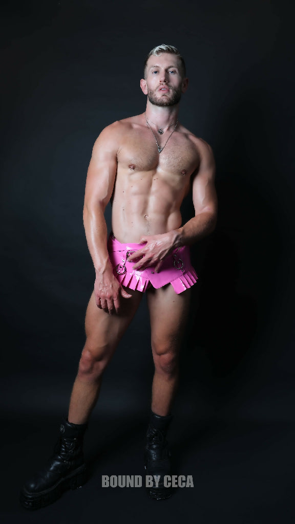 'BURJA' micro pleated skirt