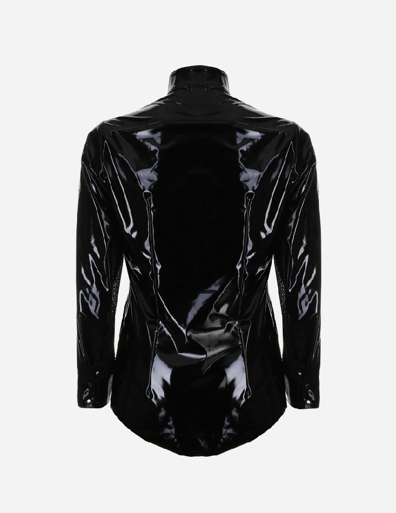 koszula_meska_slim_fit_taliowana_lateksowa_z_lacku_czarna_latex_bdsm_master_dominant_fetish_tyl