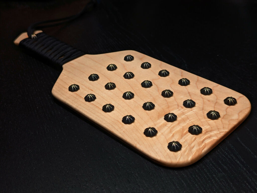 Studded Maple Spanking Paddle