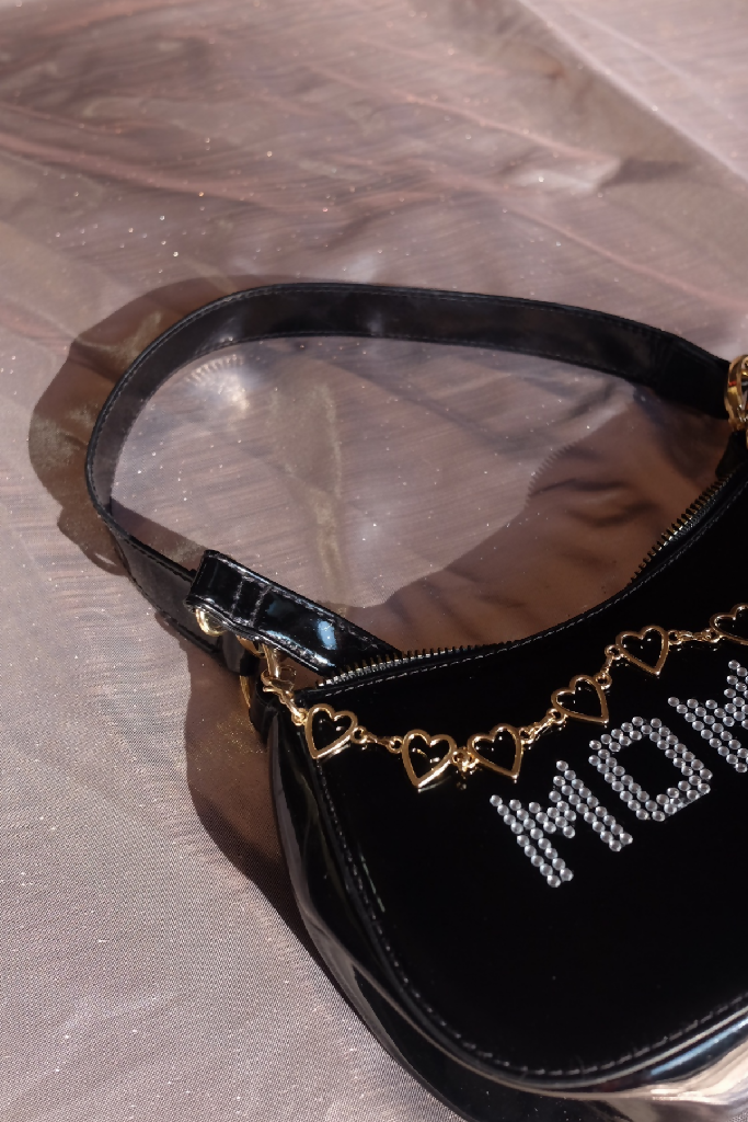 'MOMMY' Custom Upcycled Rhinestone  Handbag