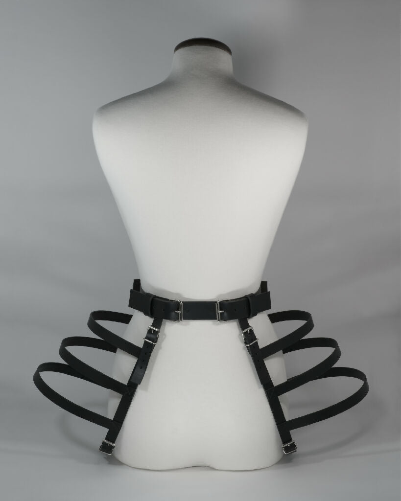 Leather Belt Harness - Avant Garde Cage