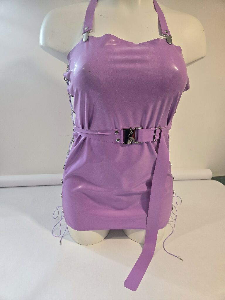 Latex Strapped Dress