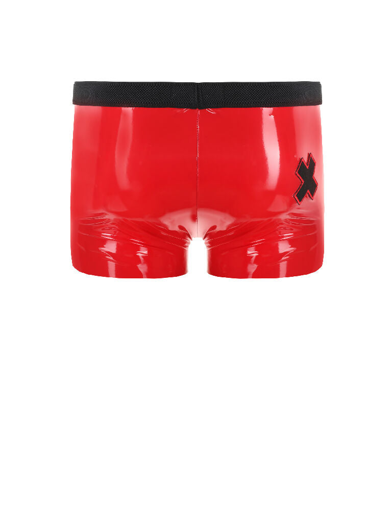 Boxer shorts made of lack RED
