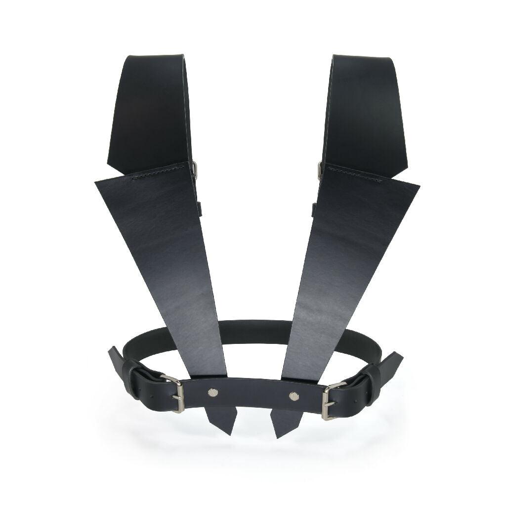Leather Harness Lapel