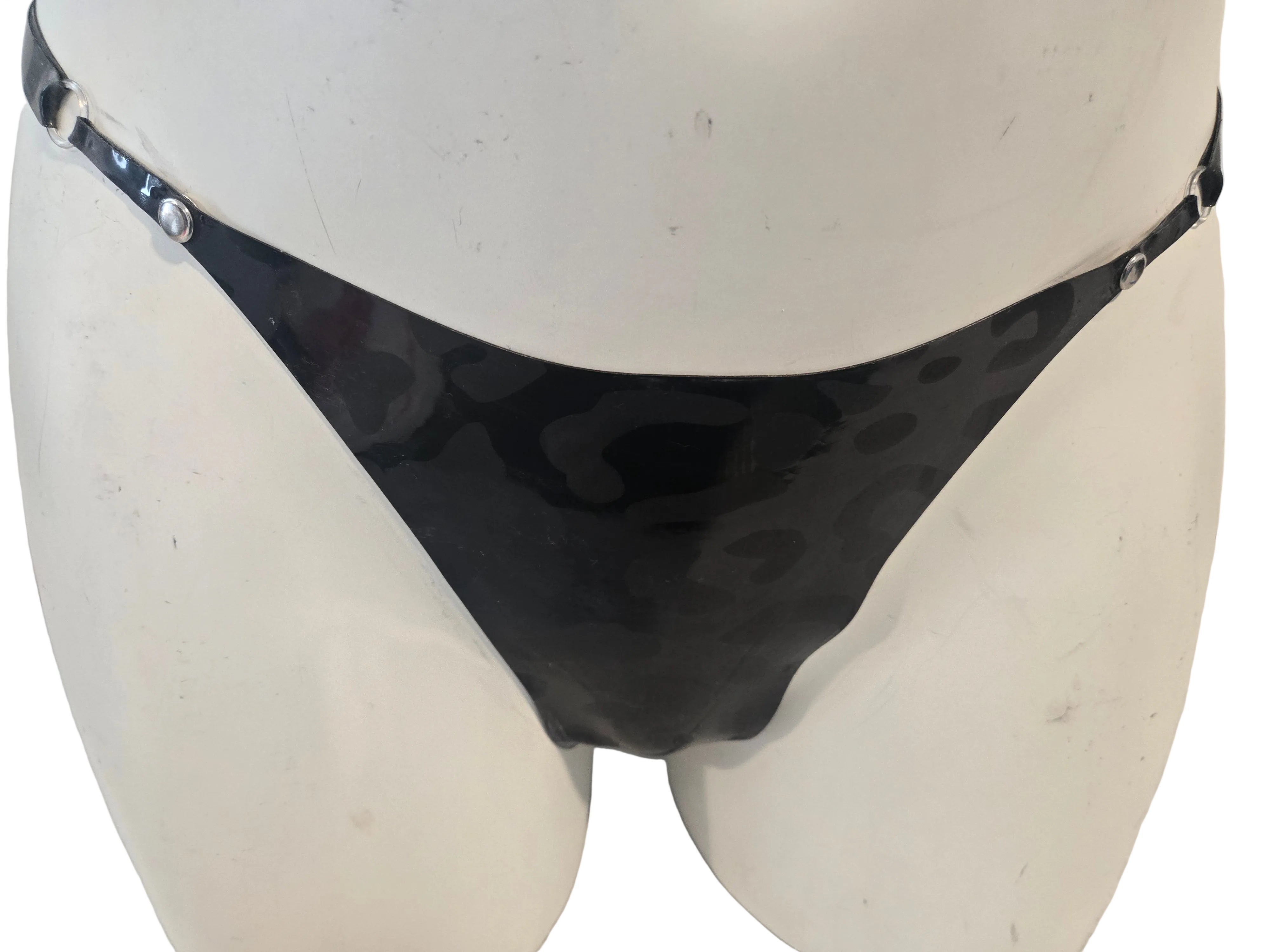 B-Leopard Thong