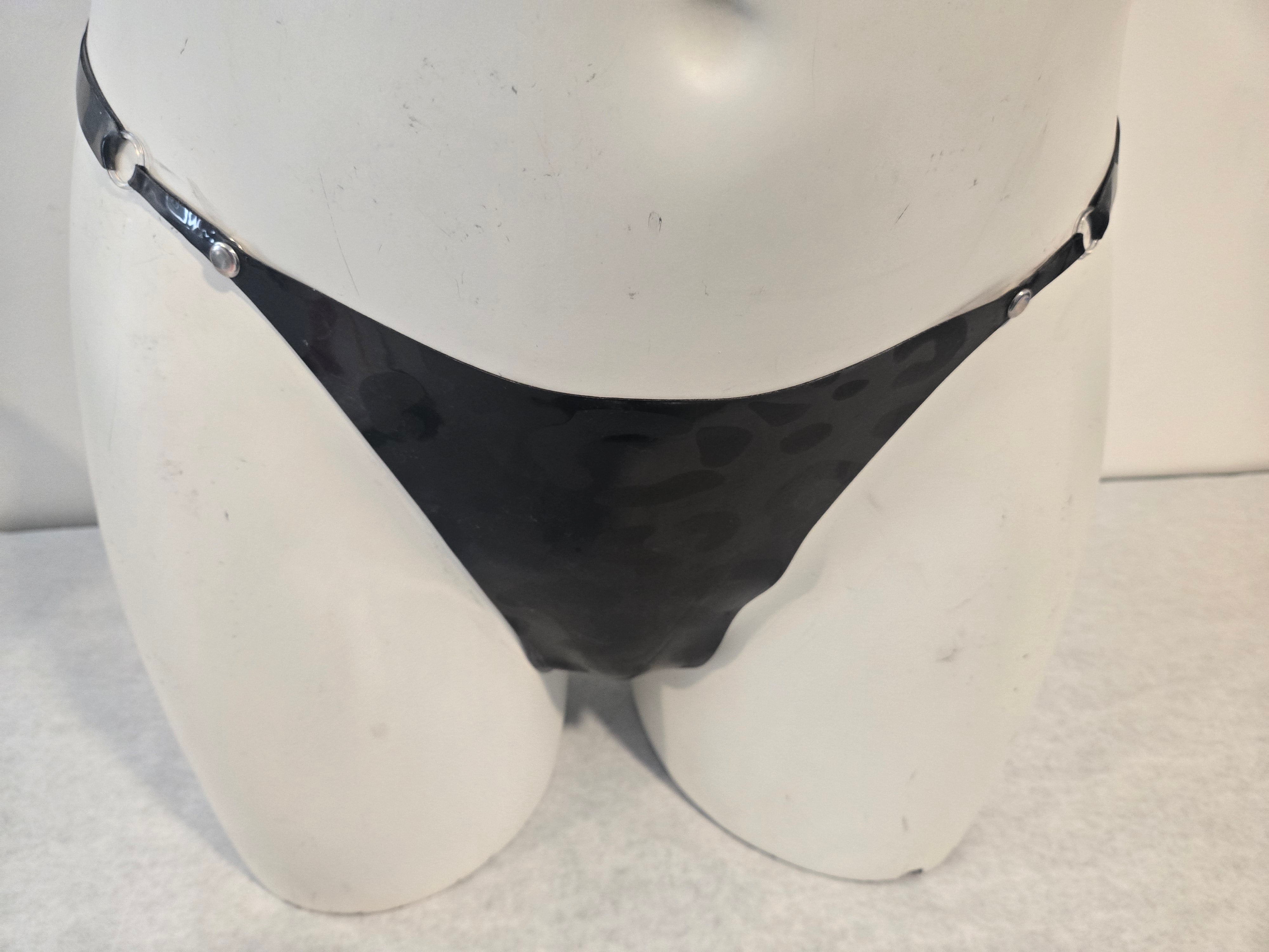 B-Leopard Thong