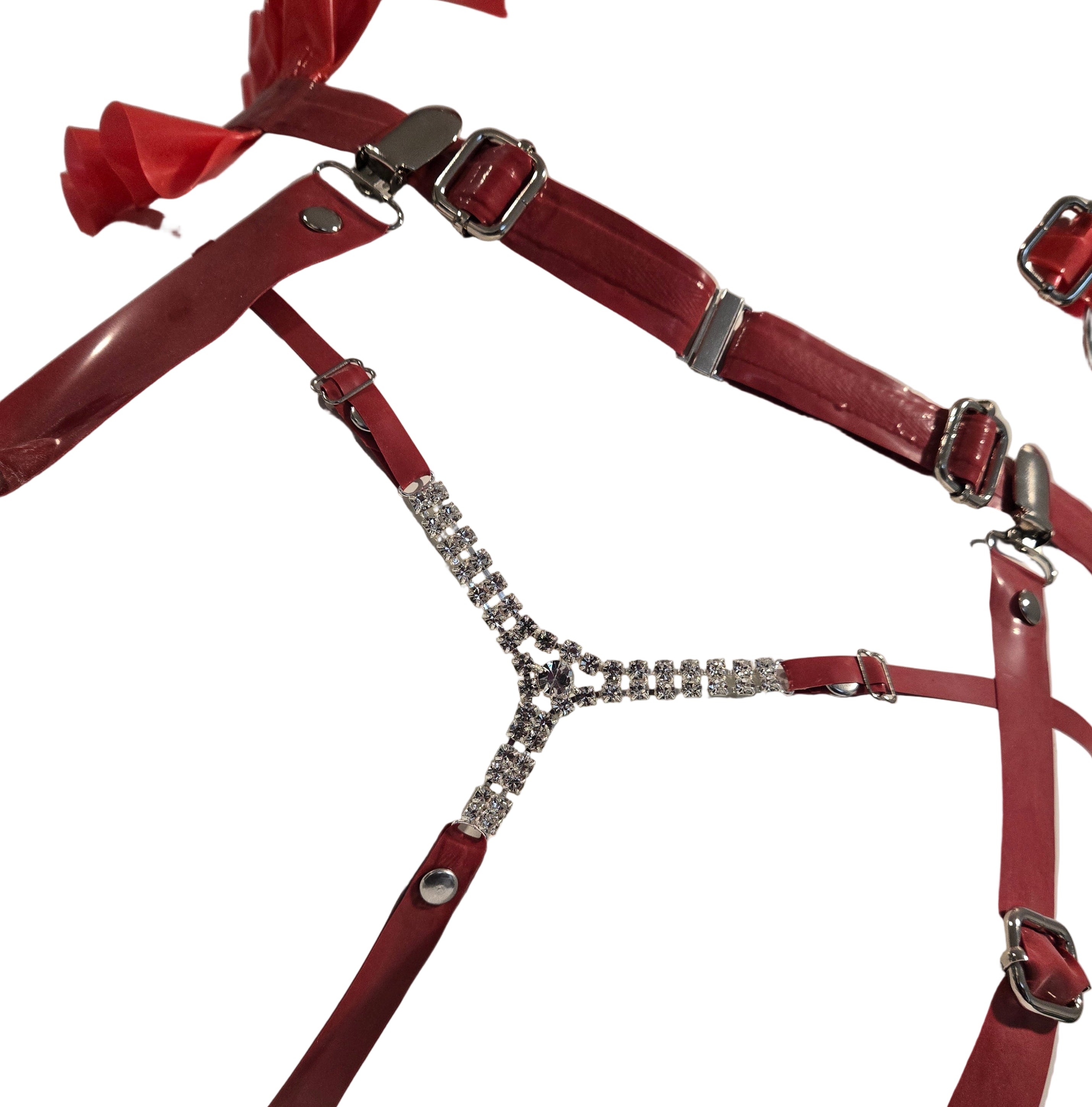 Pleated Garter Belt
