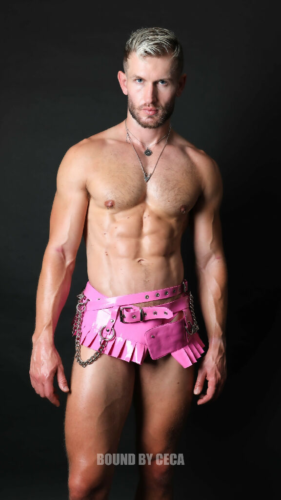 'BURJA' micro pleated skirt