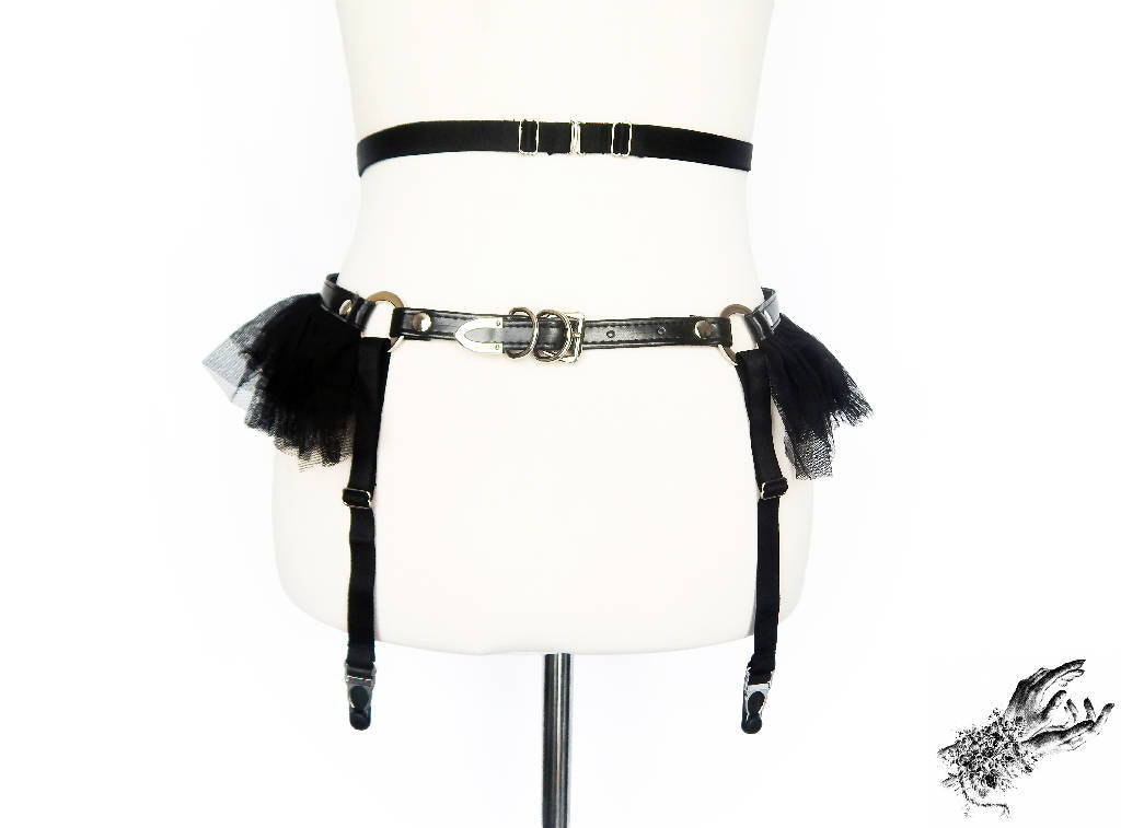 Black Vegan Leather Corset Garter Belt Charmskool Shop Black Vegan Leather Corset Garter Belt Charmskool Shop