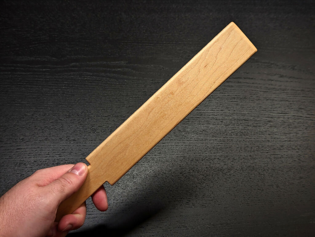 Mini Square Maple Spanking Paddle