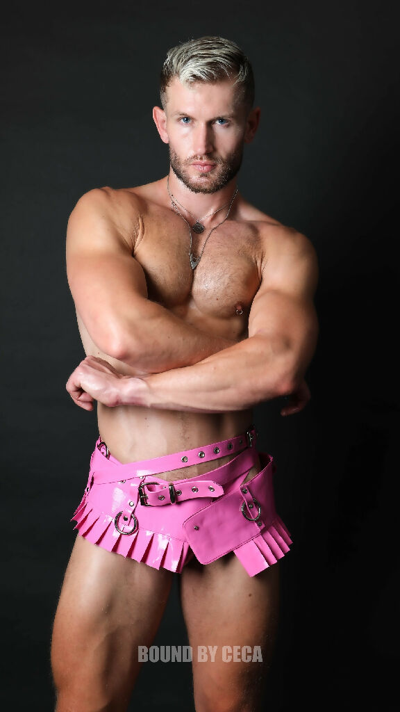 'BURJA' micro pleated skirt