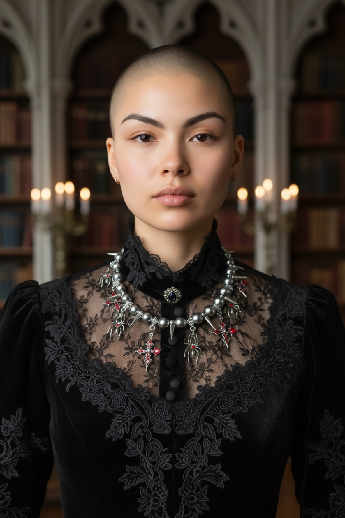 Bleed Spider Faith necklace