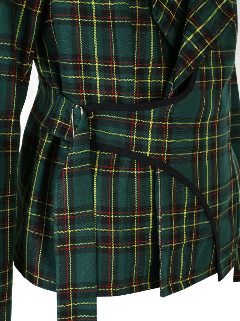 Plaid Jacket punk GREEN