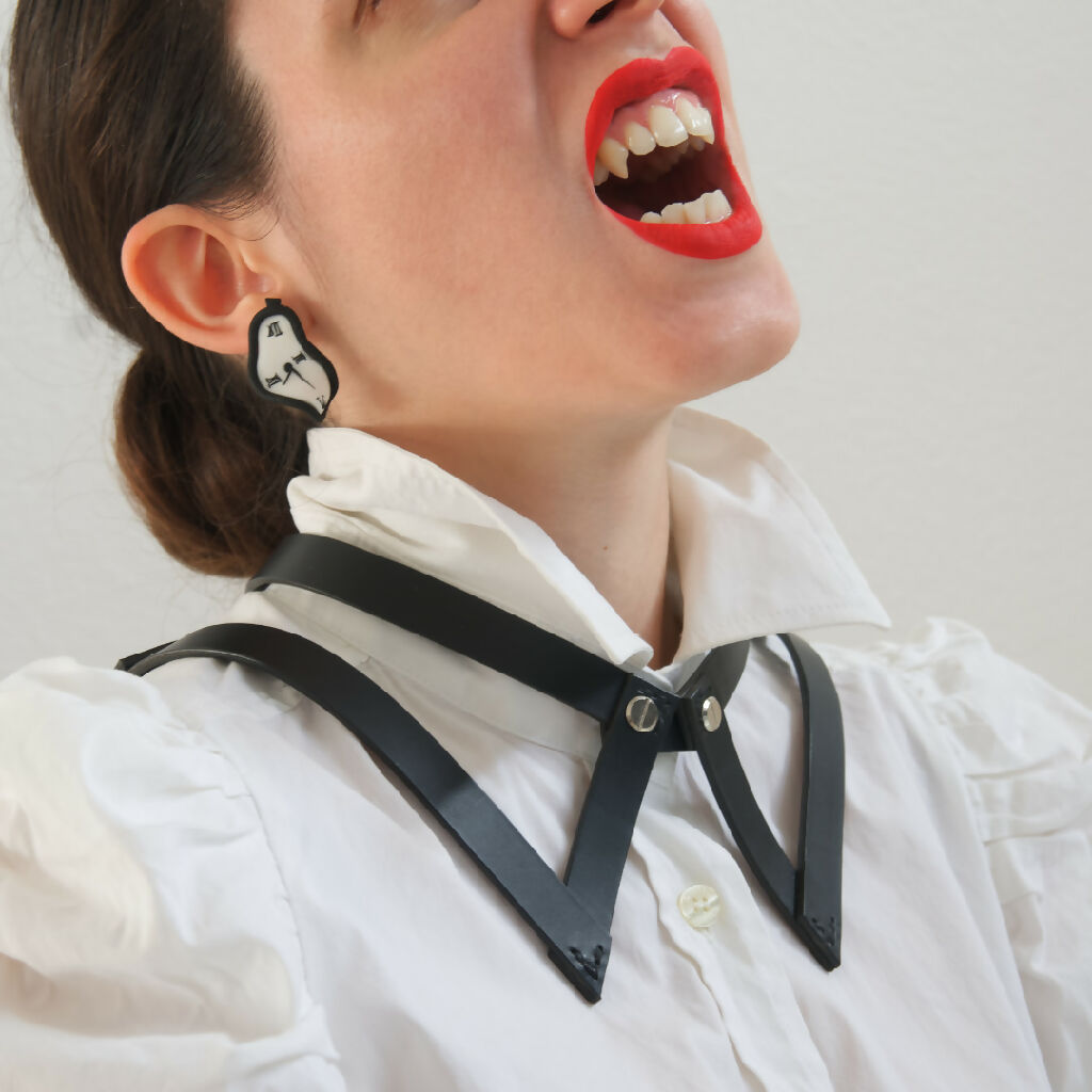 Leather Choker Collar