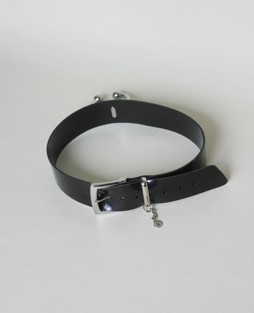 Barbell Pierced PVC Belt