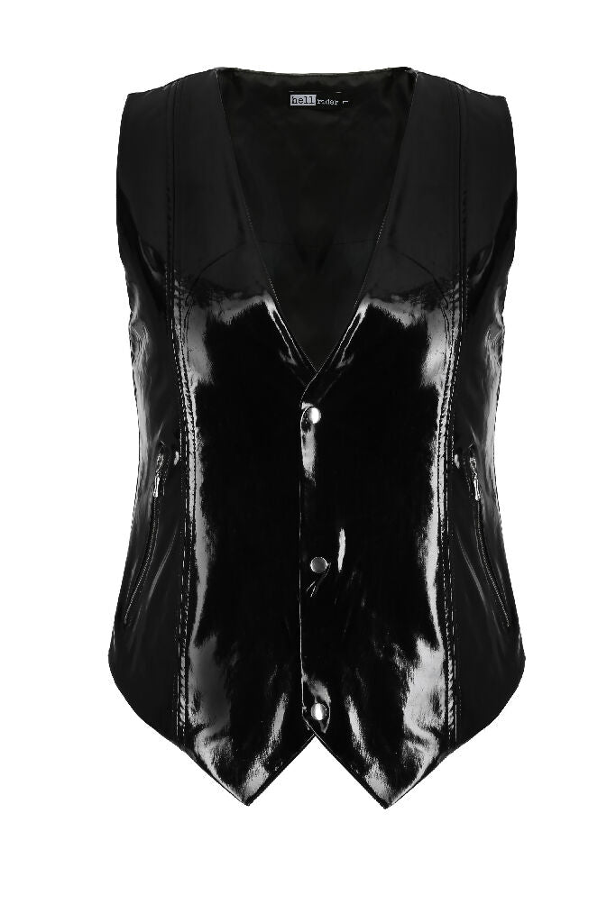 Vest made of lack BLACK