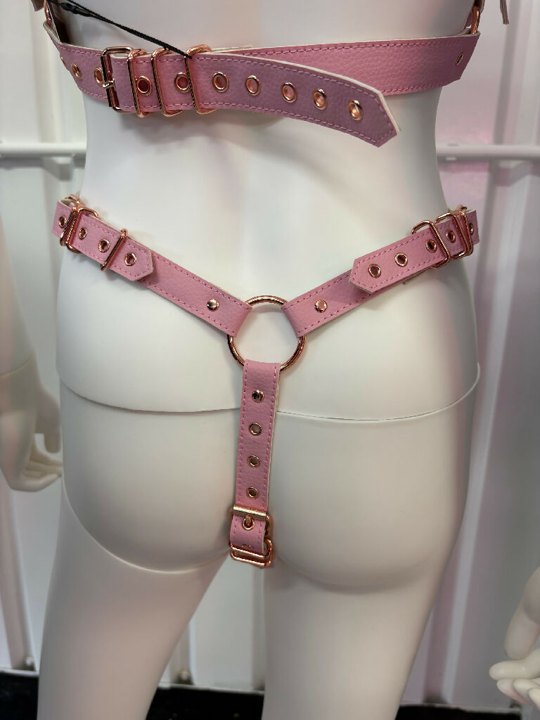 Pink 'Queen of Hearts' Thong
