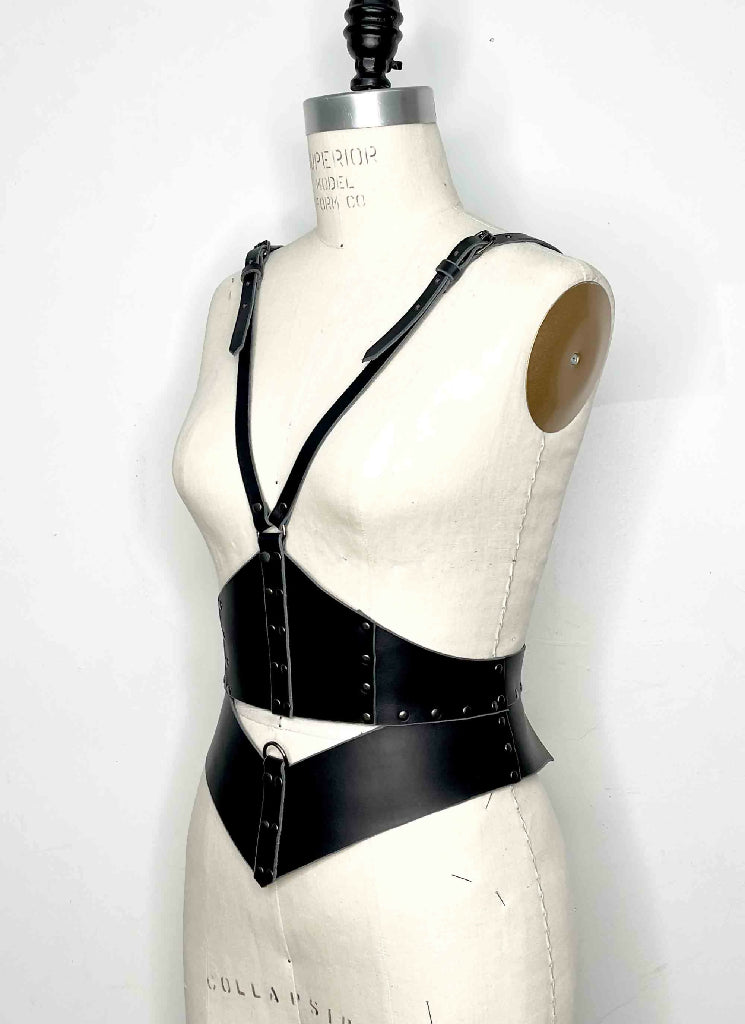 Stigma Leather Waist Cincher Harness