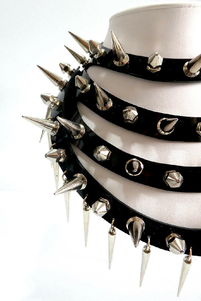 Tiered Spike Necklace