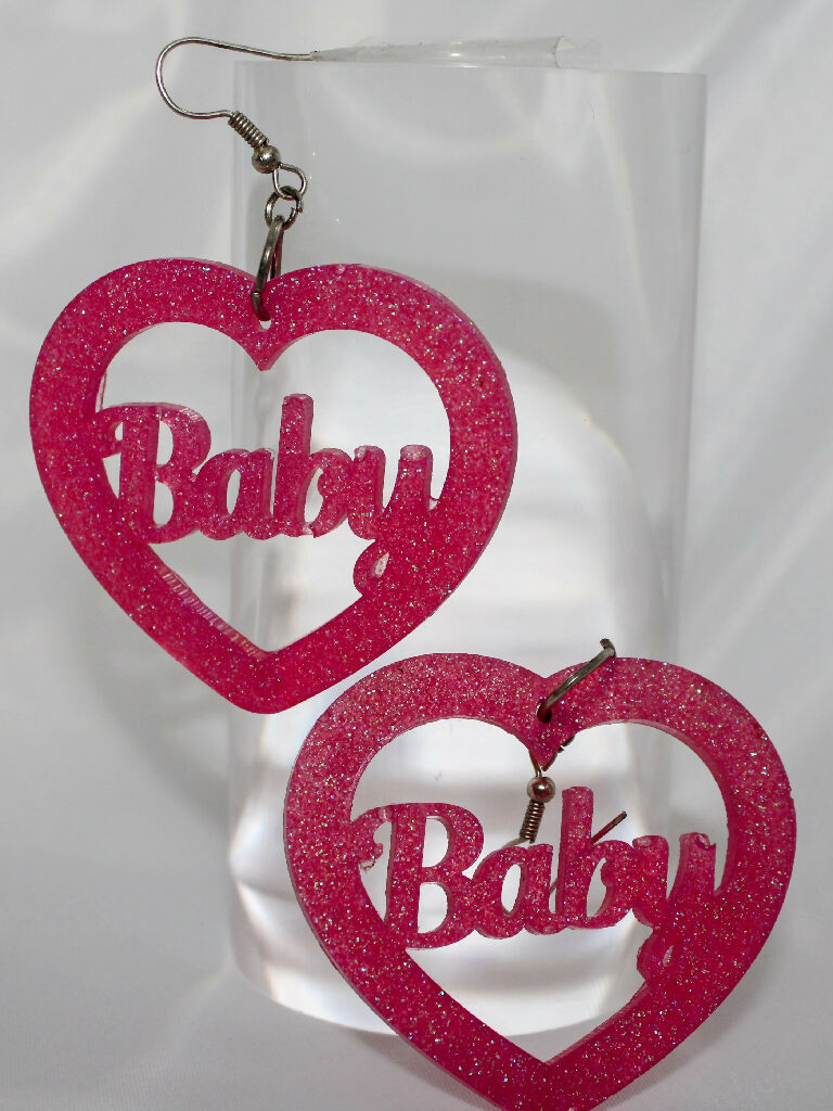 Baby Heart Cut Out Earrings