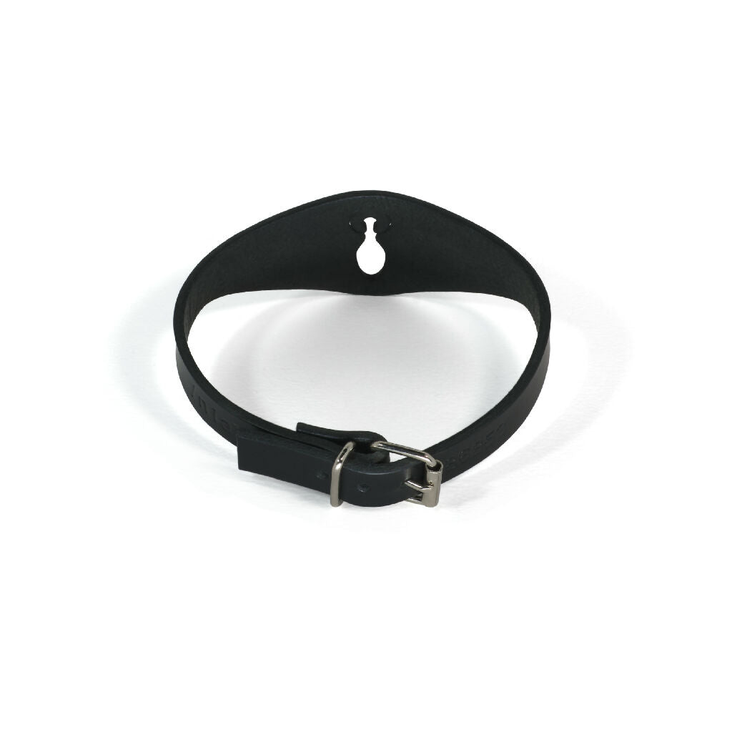 Leather Choker Lasercut - Spiral Goddess