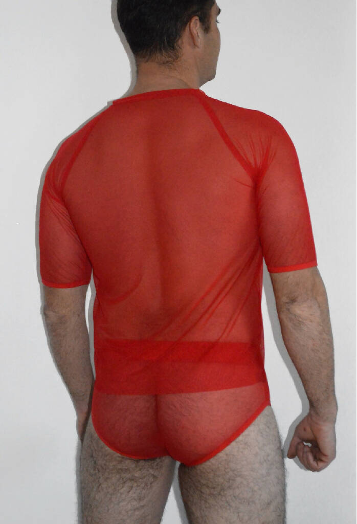 The 138 masc RAGLAN mesh short sleeve top
