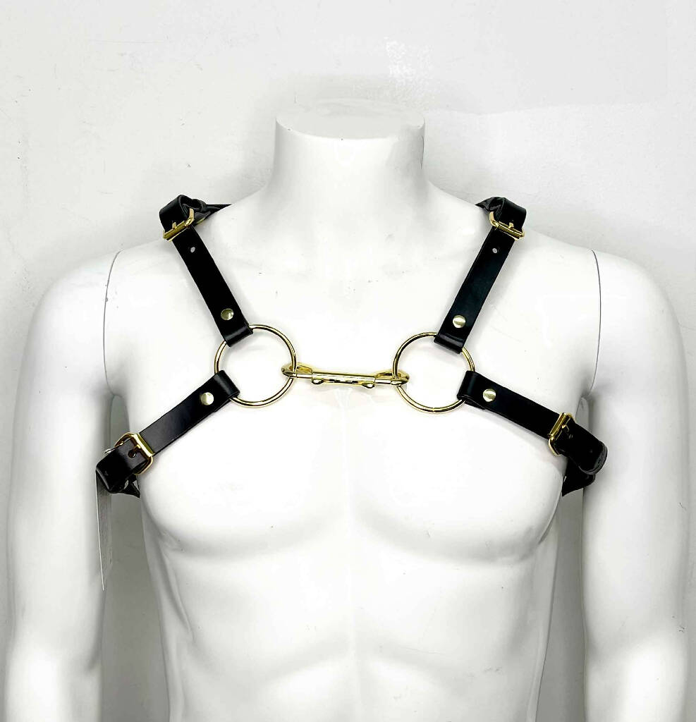 Seraphim Modular Leather Chest Harness