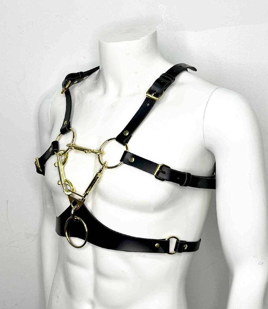 Seraphim Modular Leather Chest Harness