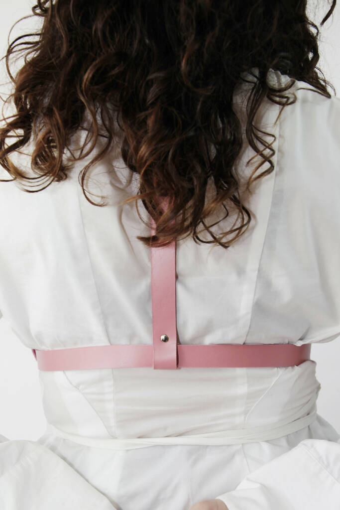 Leather Harness Pink