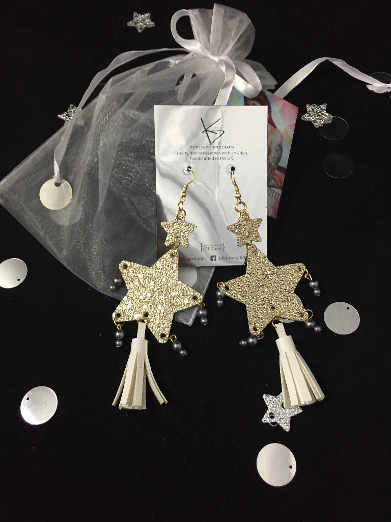Double Star Earrings