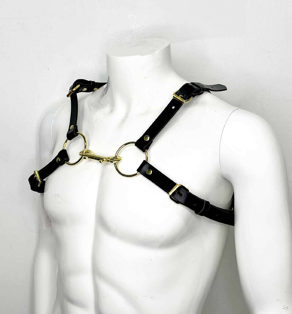 Seraphim Modular Leather Chest Harness