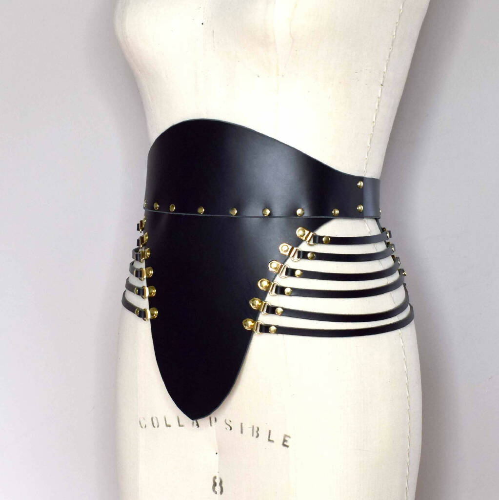 Dinah Leather Waist Cincher Belt