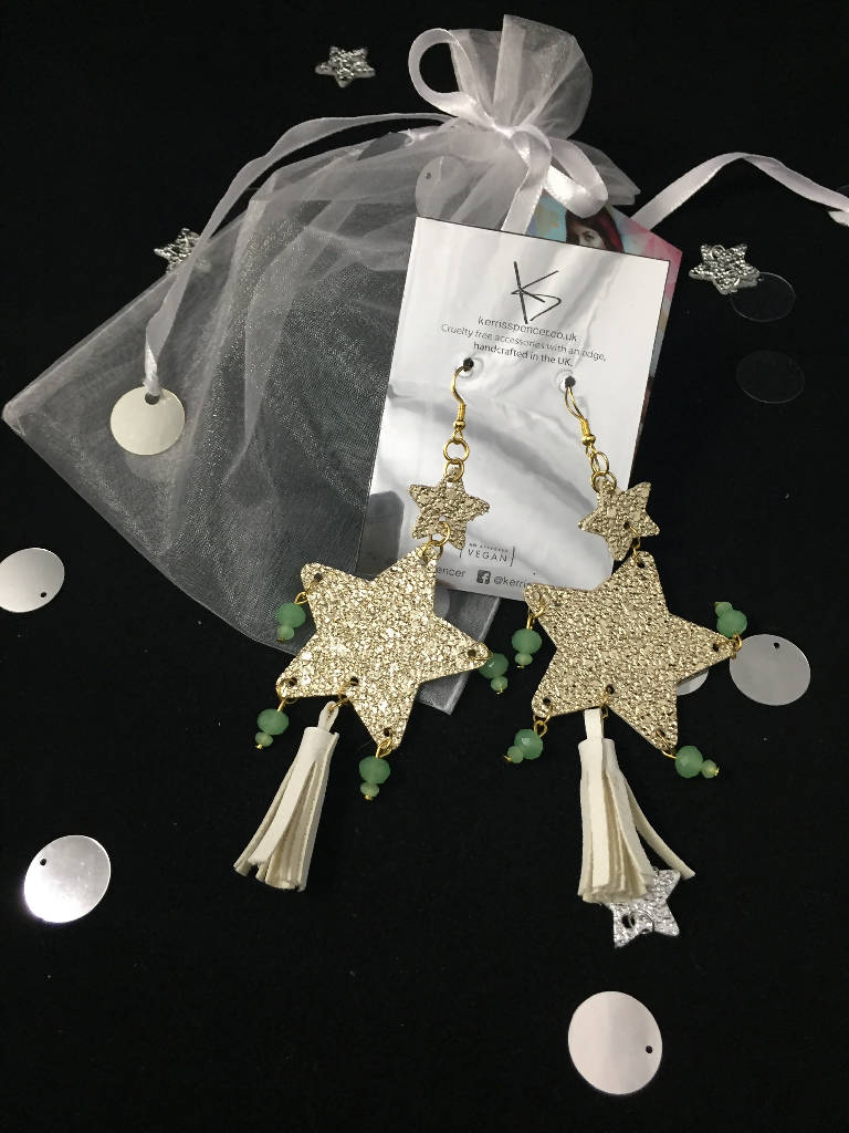 Double Star Earrings