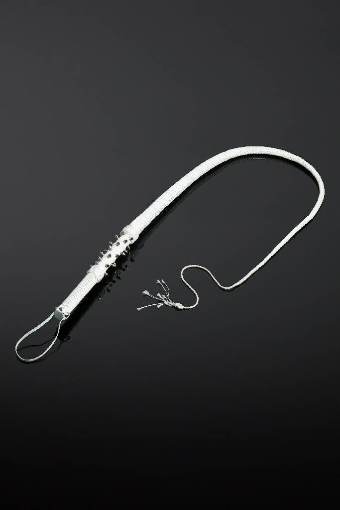 Albus Five Foot Patent Leather Whip