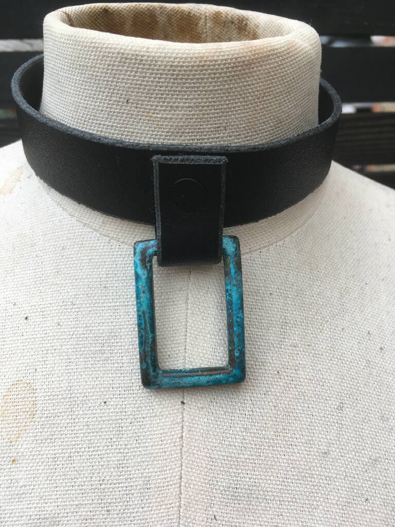 Brass Frame Choker