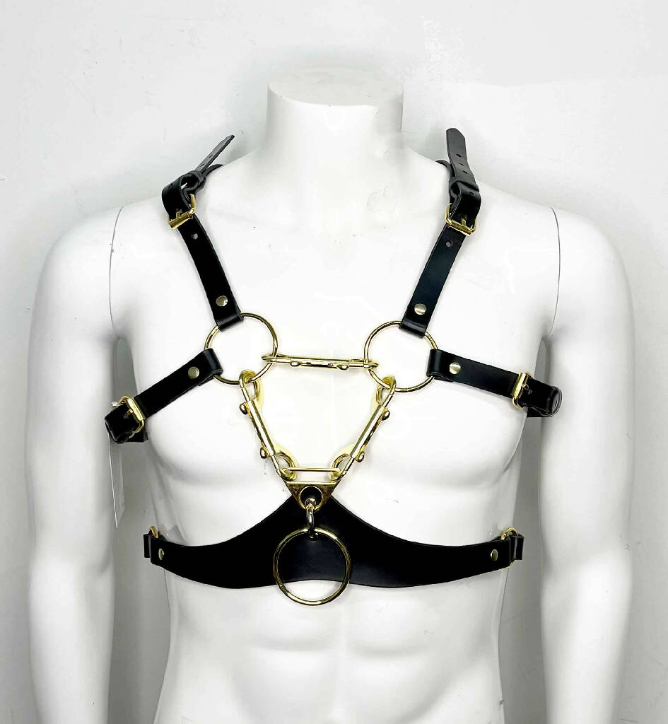 Seraphim Modular Leather Chest Harness